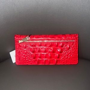 Red Brahmin wallet